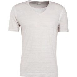 120% Lino UOMO Tshirt basic light grey. Szare koszulki polo męskie marki 120% Lino, m, ze lnu. Za 469,00 zł.