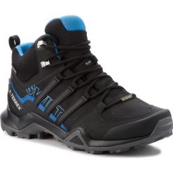 Buty adidas - Terrex Swift R2 Mid Gtx GORE-TEX AC7771 Cblack/Cblack/Brblue. Czarne buty sportowe męskie Adidas, z tworzywa sztucznego, bez zapięcia, outdoorowe, adidas terrex, gore-tex. W wyprzedaży za 549,00 zł.