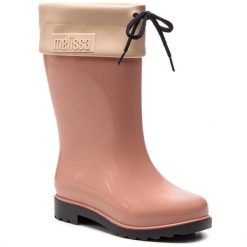 Kalosze MELISSA - Rain Boot Inf 32423 Pink/Black 51647. Różowe kalosze dziewczęce Melissa. W wyprzedaży za 229,00 zł.