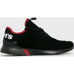 Levi's - Buty. Czarne buty sportowe męskie Levi's®, ze skóry, na sznurówki. Za 399,90 zł.