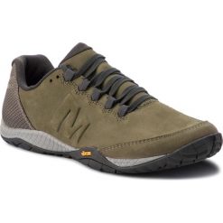 Półbuty MERRELL - Parkway Emboss Lace J97165 Dusty Olive. Zielone półbuty męskie Merrell, na co dzień, bez wzorów, ze skóry, klasyczne, bez zapięcia. W wyprzedaży za 279,00 zł.