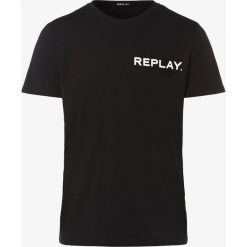 Replay - T-shirt męski, niebieski. Niebieskie t-shirty męskie Replay, xl, z napisami, bez kołnierzyka. Za 149,95 zł.