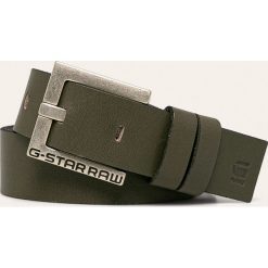 G-Star Raw - Pasek skórzany. Paski męskie G-Star RAW, w paski, ze skóry, retro. W wyprzedaży za 129,90 zł.