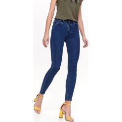 Spodnie jeansowe rurki. Spodnie damskie Top Secret, s, z jeansu. W wyprzedaży za 49,99 zł.