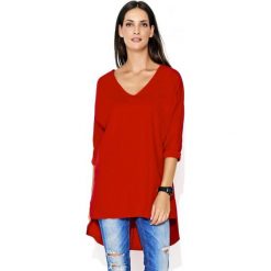 Numinou T-shirt damski 36 czerwony. Czerwone koszulki damskie Numinou, na co dzień, bez wzorów, bez kołnierzyka, bez rękawów. Za 199,00 zł.