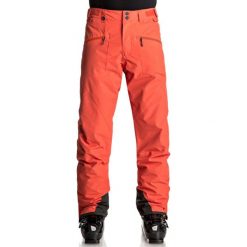 Quiksilver BOUNDRY Spodnie narciarskie mandarin red. Czerwone spodnie męskie Quiksilver, m, bez wzorów, z poliesteru, sportowe, długie. W wyprzedaży za 441,35 zł.