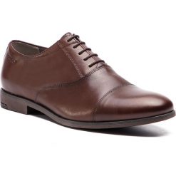 Półbuty VAGABOND - Linhope 4370-301-34 Dk Brown. Pomarańczowe buty wizytowe męskie marki Vagabond, ze skóry ekologicznej, bez zapięcia. Za 499,00 zł.