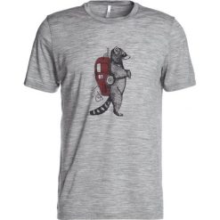 Koszulki polo: Icebreaker MENS TECH LITE CREWE WASCHBAR WANDERING Tshirt z nadrukiem mottled grey