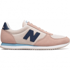 New Balance WL220AA. Szare buty sportowe damskie New Balance, bez wzorów, ze skóry, klasyczne. Za 299,99 zł.