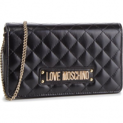 Torebka LOVE MOSCHINO - JC4118PP17LA0000 Nero. Czarne torebki klasyczne damskie Love Moschino, ze skóry ekologicznej. Za 479,00 zł.