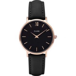 Zegarki damskie: Zegarek damski Rose Gold Black Black Cluse Minuit CL30022