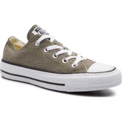 Trampki CONVERSE - Ctas Ox 164289C Field Surplus/White/Black. Zielone trampki i tenisówki damskie Converse, bez wzorów, z gumy, bez zapięcia. W wyprzedaży za 219,00 zł.