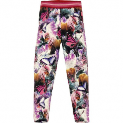 Legginsy z kolorowym wzorem. Szare legginsy dziewczęce Bondi, w kolorowe wzory. W wyprzedaży za 49,95 zł.