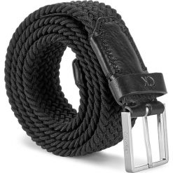 Pasek Damski CALVIN KLEIN - Elastic Belt 3.5CM K50K503411 95 001. Czarne paski damskie Calvin Klein, w paski, z materiału. W wyprzedaży za 209,00 zł.