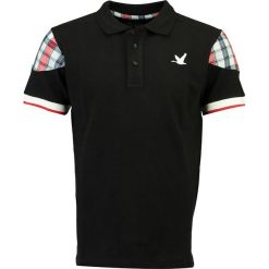 Koszulka polo w kolorze czarnym. Czarne koszulki męskie Stone Goose, m, z haftami, z bawełny, bez rękawów. W wyprzedaży za 98,95 zł.