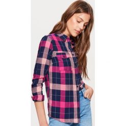 Koszula w kratę - Różowy. Czerwone koszule damskie Cropp, l. Za 49,99 zł.
