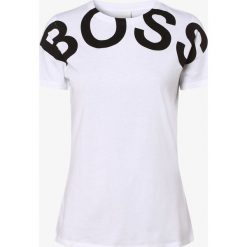 BOSS Casual - T-shirt damski – Tetrend, biały. Białe t-shirty damskie BOSS Casual, xs, z nadrukiem, casualowe, bez kołnierzyka. Za 219,95 zł.