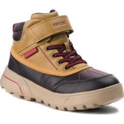 Śniegowce GEOX - J Sveggen B.Babx A J847UA 05411 C2G7M D Dk Yellow/Dk Red. Pomarańczowe śniegowce chłopięce Geox, bez zapięcia. W wyprzedaży za 259,00 zł.