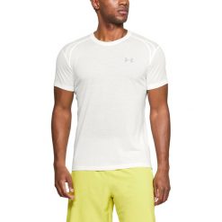 Under Armour Streaker 2.0 Koszulka Biały. Białe podkoszulki męskie Under Armour, s, bez wzorów, z elastanu, bez kołnierzyka, z krótkim rękawem, krótkie. Za 171,95 zł.