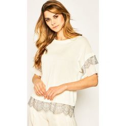 Sweter TwinSet 201TT3142. Białe swetry damskie Twinset, s, bez wzorów, klasyczne, bez rękawów, bez kaptura. W wyprzedaży za 409,00 zł.