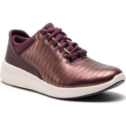 Sneakersy CLARKS - Un Alfresco Lo 261382744 Aubergine. Półbuty damskie Clarks. W wyprzedaży za 249,00 zł.