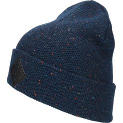 Czapka męska CAM202 - granat melanż. Czarne czapki męskie marki 4f, na zimę, melanż. W wyprzedaży za 19,99 zł.