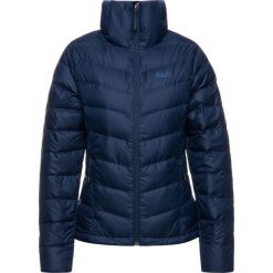 Kurtka puchowa Jack Wolfskin Helium High 1204441-1910. Niebieskie kurtki damskie Jack Wolfskin, s, bez wzorów, z poliesteru, bez kaptura. W wyprzedaży za 419,00 zł.