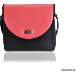 TOREBKA PURO CLASSIC 2508 CORAL LEATHER. Różowe torebki klasyczne damskie Pakamera, bez wzorów, na ramię, bez dodatków. Za 187,00 zł.