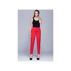 Eleganckie długie spodnie czerwone H022. Szare spodnie damskie marki Harmony, xxl. Za 147,00 zł.