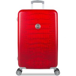 Walizki: Suitsuit Walizka Red Diamond Crocodile M