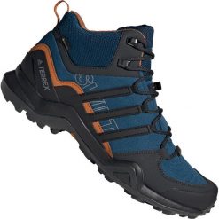 Buty adidas Terrex Swift R2 Mid Gtx M G26551. Niebieskie buty sportowe męskie Adidas, z tkaniny, bez zapięcia, wspinaczkowe, adidas terrex, gore-tex. W wyprzedaży za 709,00 zł.