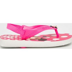 Havaianas - Sandały dziecięce. Różowe sandały dziewczęce Havaianas, z materiału, bez zapięcia. W wyprzedaży za 49,90 zł.