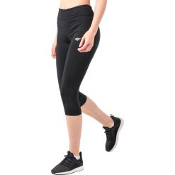 Legginsy sportowe damskie: 4f Legginsy damskie 3/4 H4L18-SPDF001 czarne r. S