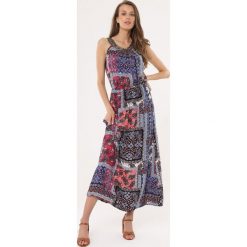 Koralowa Sukienka Accept. Pomarańczowe sukienki damskie Born2be, na lato, s, bez wzorów, z okrągłym kołnierzem, bez rękawów, maxi. Za 69,99 zł.