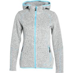 Kurtki sportowe damskie: Meru MJÖSA NEW Kurtka z polaru grey melange/cyan blue
