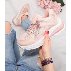 Buty sportowe damskie N/M BM-585 Różowe. Różowe buty sportowe damskie N/M, bez wzorów, z tkaniny, eleganckie. Za 89,00 zł.
