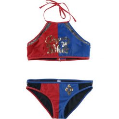 Stroje dwuczęściowe damskie: Suicide Squad Harley Quinn – Property of Joker Bikini czerwony/niebieski