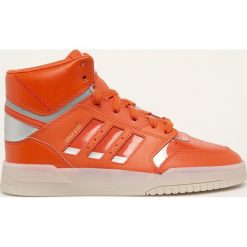 Adidas Originals - Buty Drop Step. Pomarańczowe sneakersy męskie adidas Originals, ze skóry, na sznurówki. W wyprzedaży za 299,90 zł.