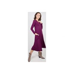 Sukienka Annie. Fioletowe sukienki damskie marki Easy- Peasy, na lato, m, bez wzorów, z wiskozy, bez kołnierzyka, bez rękawów. Za 219,00 zł.