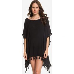 Roxy Make Your Soul Ponczo Czarny. Czarne bluzy damskie Roxy, m, bez wzorów, z wiskozy, bez rękawów, bez kaptura. Za 290,95 zł.