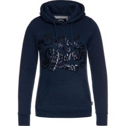 Bluza Superdry The Real Tonal Sequin Entry W2000047B. Niebieskie bluzy damskie Superdry, bez wzorów, z bawełny, bez rękawów, bez kaptura. W wyprzedaży za 189,00 zł.