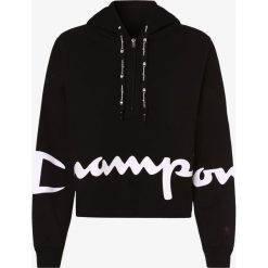 Champion - Damska bluza nierozpinana, czarny. Czarne bluzy damskie Champion, l, z nadrukiem, z bawełny, z krótkim rękawem, krótkie, z kapturem. Za 309,95 zł.