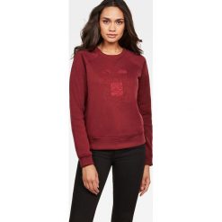 G-Star Raw - Bluza. Brązowe bluzy damskie G-Star RAW, s, z nadrukiem, z bawełny, bez rękawów, bez kaptura. W wyprzedaży za 159,90 zł.