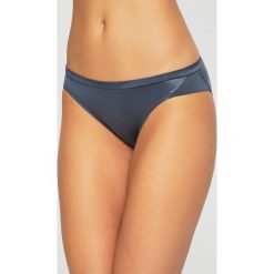 Triumph - Figi Body Make-Up Soft Touch Tai Ex. Niebieskie majtki damskie Triumph, z elastanu. W wyprzedaży za 59,90 zł.