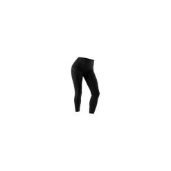 Legginsy slim Gym & Pilates damskie. Czarne legginsy sportowe damskie NYAMBA, s, bez wzorów, z elastanu, na jogę i pilates. Za 89,99 zł.
