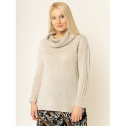 Sweter Persona by Marina Rinaldi 1384019. Brązowe swetry damskie Persona by Marina Rinaldi, m, bez wzorów, z wiskozy, klasyczne, bez rękawów, bez kaptura. W wyprzedaży za 369,00 zł.