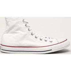 Converse - Trampki. Białe trampki męskie Converse, bez wzorów, z materiału, na sznurówki. W wyprzedaży za 269,90 zł.