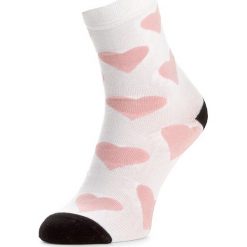 Skarpetki damskie: Skarpety Wysokie Damskie FREAK FEET – LSRC-WHP Biały