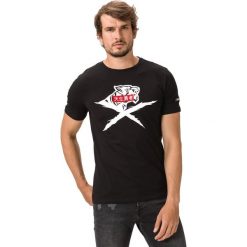 Philipp Plein Sport Koszulka Czarny. Czarne podkoszulki męskie Philipp Plein Sport, l, z nadrukiem, z elastanu, z krótkim rękawem. Za 698,95 zł.