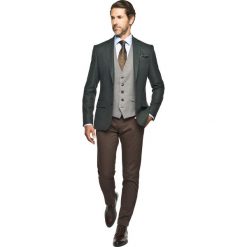 Marynarka winay zielony slim fit. Zielone marynarki męskie marki Recman, m, bez wzorów. Za 319,99 zł.